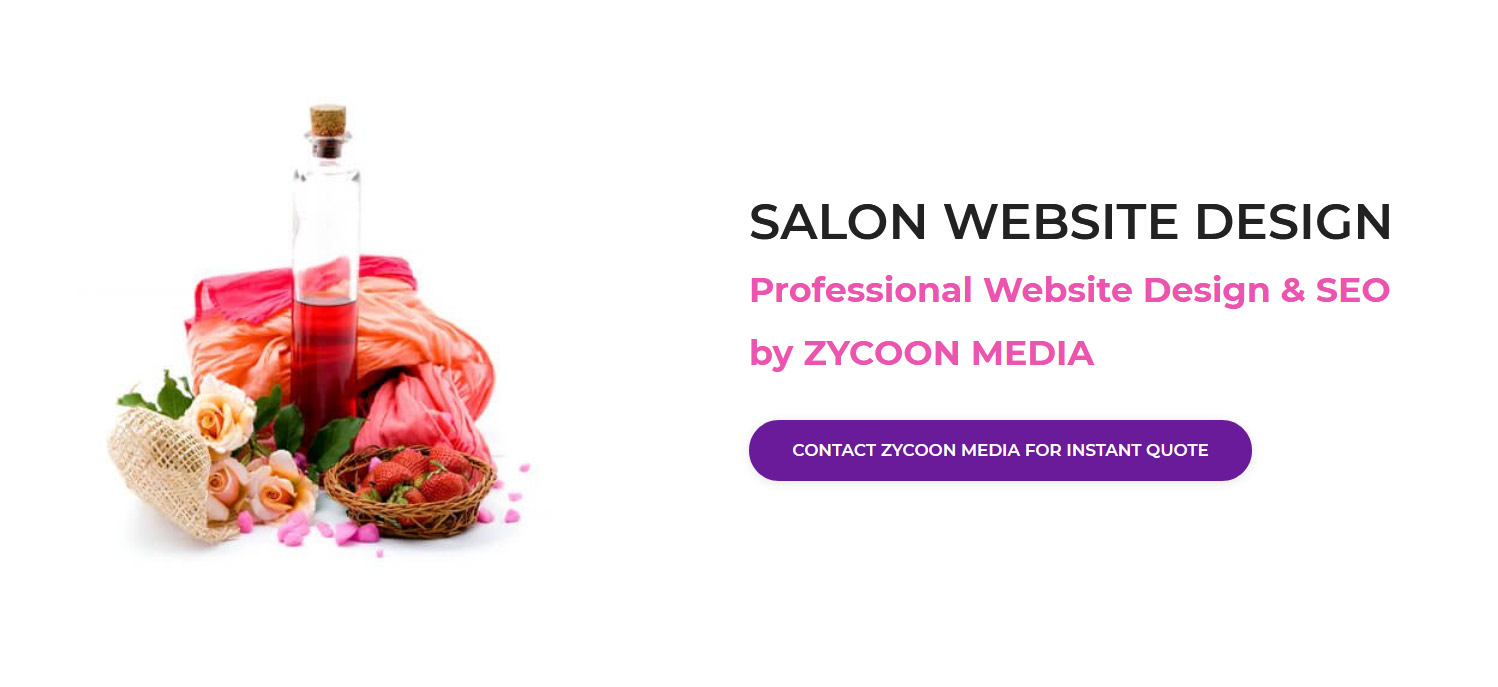 Beauty Salon Website Design Toronto Canada